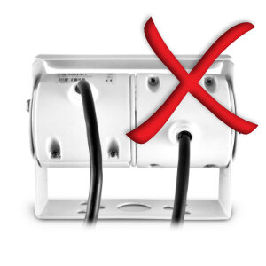 normale Twin Rückfahrkamera mit zwei Kabeln