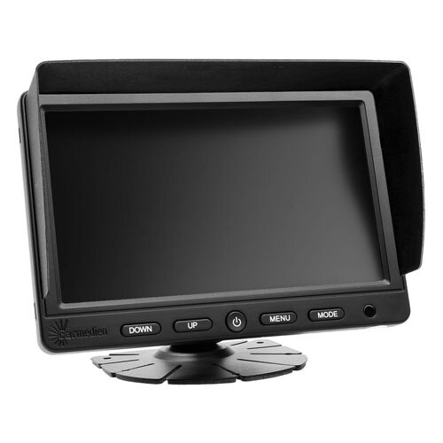 blendfreier 7 Zoll TFT Monitor für PKW Transporter Bus LKW