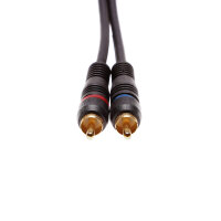 Cinch Y-Kabel 1 Buchse auf 2 Stecker